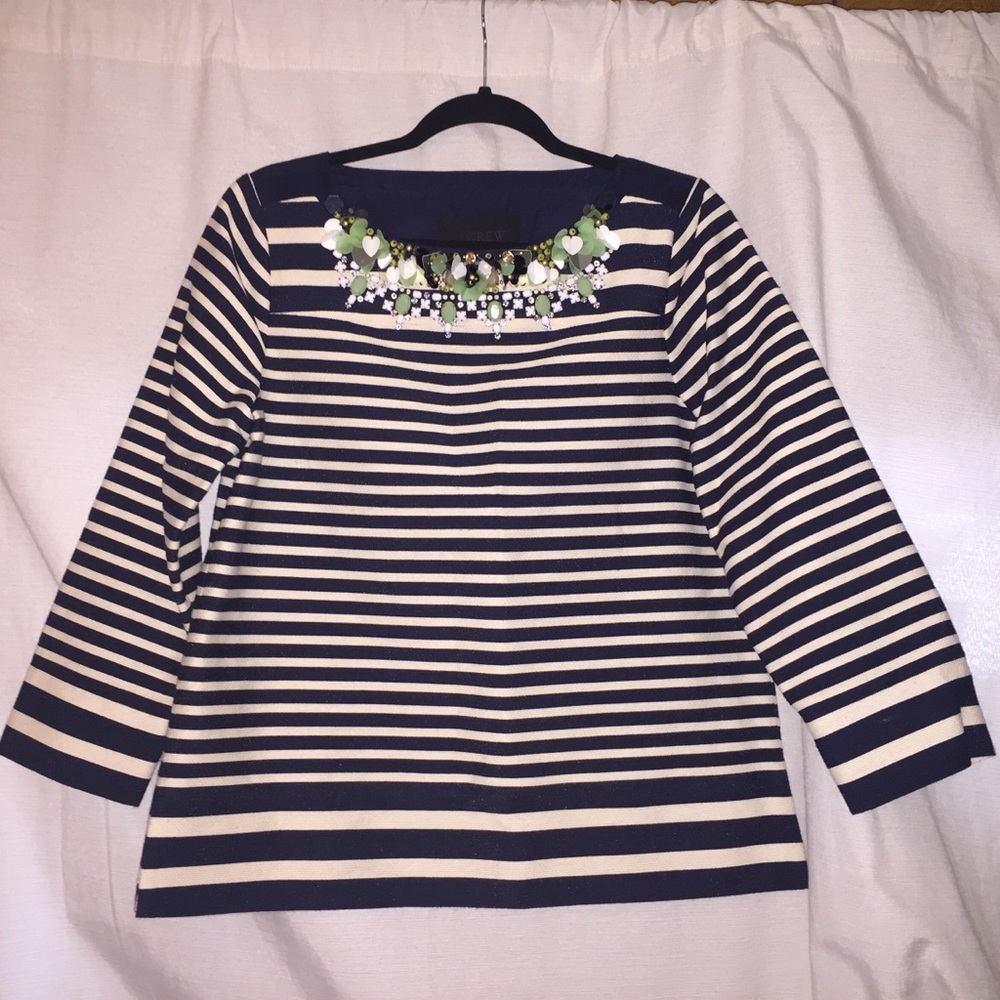 J. CREW NECKLACE TOP